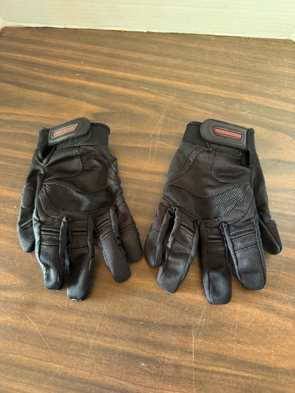 Men’s Black Motorcycle Gloves Size XL - First Gear Brand